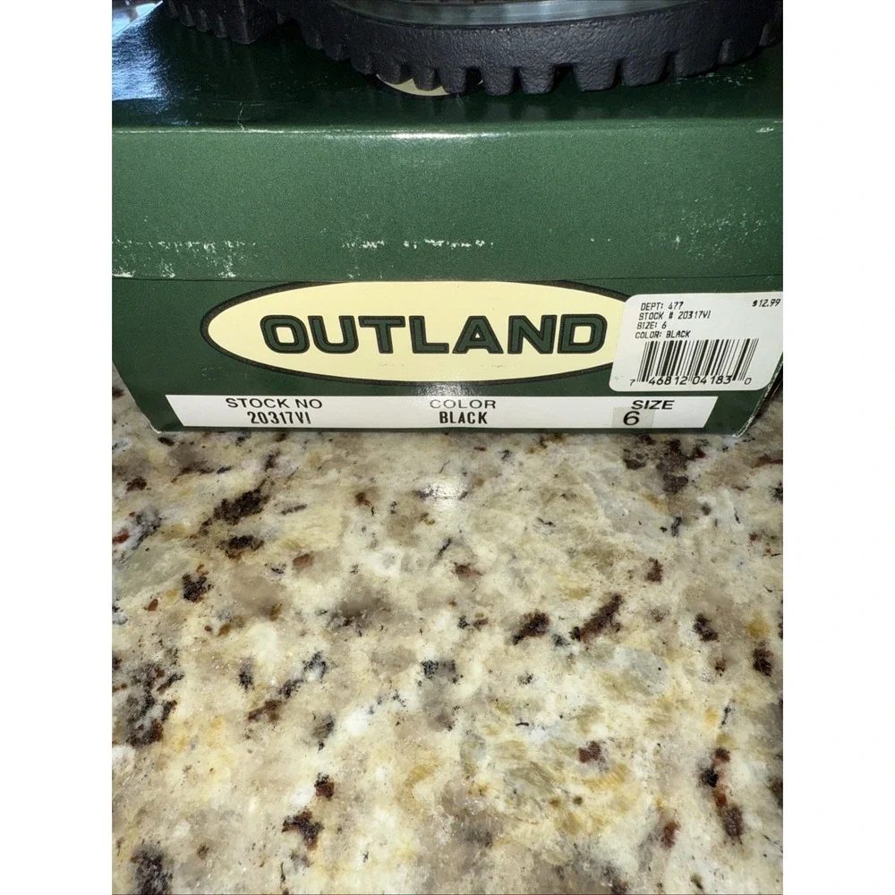 Outland Outdoor Boys Faux Leather Waterproof‎ Boots/Shoes Size 6 New. 4536